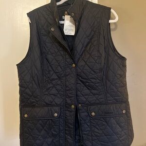 NWT Barbour Otterburn Gillet Vest in Black US 16